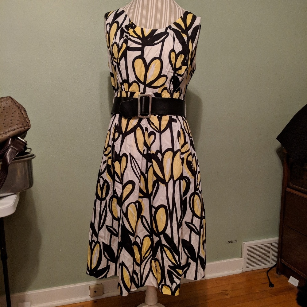 Print dress East 5th